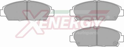 AP XENERGY X40621 - Тормозные колодки, дисковые, комплект www.autospares.lv