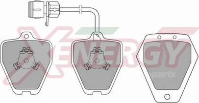 AP XENERGY X40670 - Bremžu uzliku kompl., Disku bremzes autospares.lv