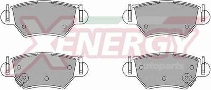 AP XENERGY X40678 - Bremžu uzliku kompl., Disku bremzes www.autospares.lv