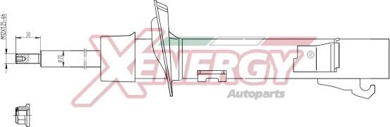 AP XENERGY X400333 - Amortizators www.autospares.lv