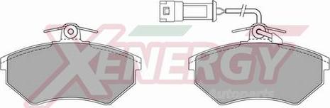 AP XENERGY X40154 - Тормозные колодки, дисковые, комплект www.autospares.lv