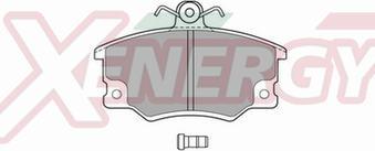 AP XENERGY X40180 - Тормозные колодки, дисковые, комплект www.autospares.lv