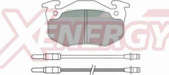 AP XENERGY X40134 - Bremžu uzliku kompl., Disku bremzes autospares.lv