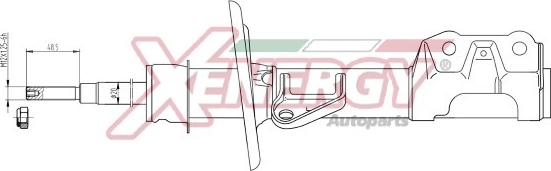 AP XENERGY X401333 - Amortizators www.autospares.lv