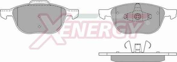 AP XENERGY X40897 - Bremžu uzliku kompl., Disku bremzes autospares.lv