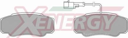 AP XENERGY X40853 - Brake Pad Set, disc brake www.autospares.lv