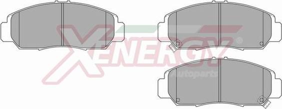 AP XENERGY X40868 - Brake Pad Set, disc brake www.autospares.lv