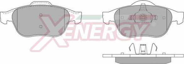 AP XENERGY X40818 - Bremžu uzliku kompl., Disku bremzes autospares.lv