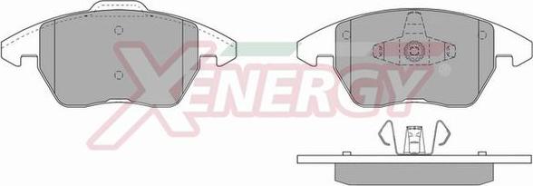 AP XENERGY X40889 - Bremžu uzliku kompl., Disku bremzes www.autospares.lv