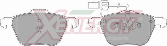 AP XENERGY X40824 - Bremžu uzliku kompl., Disku bremzes autospares.lv