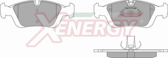 AP XENERGY X40394 - Тормозные колодки, дисковые, комплект www.autospares.lv