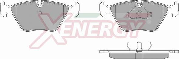 AP XENERGY X40310 - Brake Pad Set, disc brake www.autospares.lv