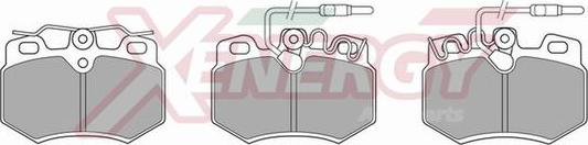 AP XENERGY X40209 - Bremžu uzliku kompl., Disku bremzes autospares.lv