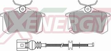 AP XENERGY X40277 - Тормозные колодки, дисковые, комплект www.autospares.lv