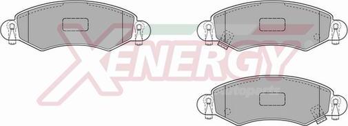 AP XENERGY X40737 - Тормозные колодки, дисковые, комплект www.autospares.lv