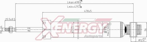 AP XENERGY X419343 - Amortizators autospares.lv