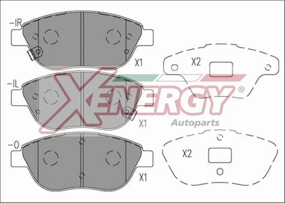 AP XENERGY X41186 - Bremžu uzliku kompl., Disku bremzes www.autospares.lv