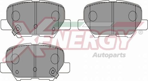 AP XENERGY X41359 - Bremžu uzliku kompl., Disku bremzes www.autospares.lv