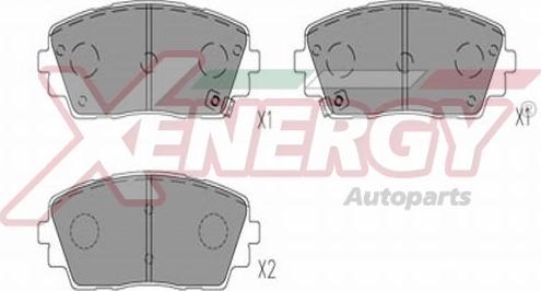 AP XENERGY X41355 - Bremžu uzliku kompl., Disku bremzes autospares.lv