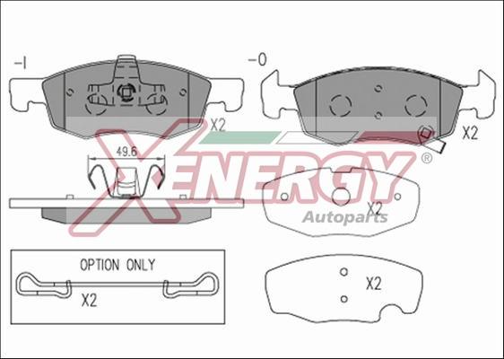 AP XENERGY X41269 - Bremžu uzliku kompl., Disku bremzes www.autospares.lv