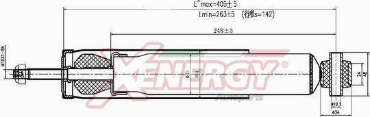 AP XENERGY X488344 - Amortizators autospares.lv