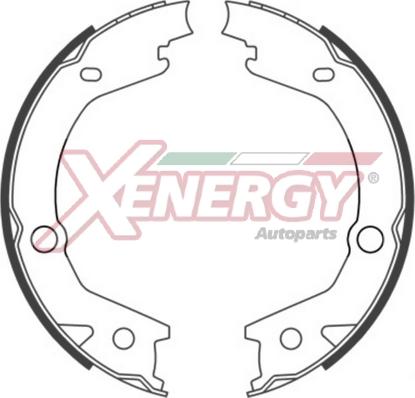 AP XENERGY X50411 - Brake Shoe Set www.autospares.lv