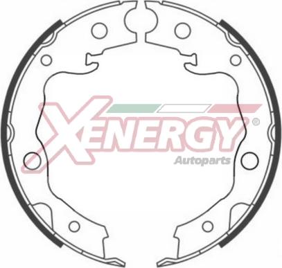 AP XENERGY X50434 - Brake Shoe Set www.autospares.lv