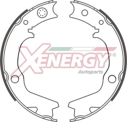 AP XENERGY X50478 - Brake Shoe Set www.autospares.lv