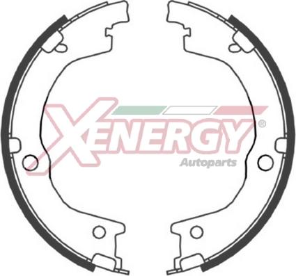 AP XENERGY X50518 - Brake Shoe Set www.autospares.lv