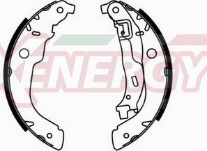 AP XENERGY X50517 - Brake Shoe Set www.autospares.lv