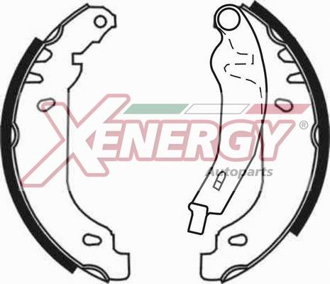 AP XENERGY X50667 - Bremžu loku komplekts www.autospares.lv