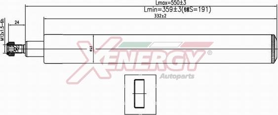 AP XENERGY X506365 - Amortizators autospares.lv