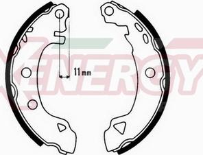 AP XENERGY X50032 - Bremžu loku komplekts www.autospares.lv