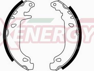 AP XENERGY X50076 - Bremžu loku komplekts www.autospares.lv