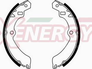 AP XENERGY X50182 - Bremžu loku komplekts www.autospares.lv