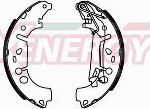 AP XENERGY X50389 - Brake Shoe Set www.autospares.lv