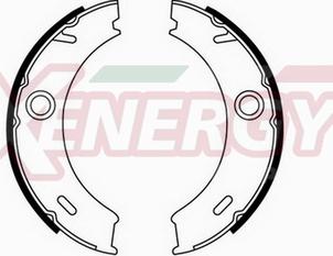 AP XENERGY X50373 - Brake Shoe Set, parking brake www.autospares.lv