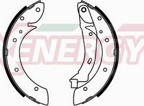 AP XENERGY X50258 - Brake Shoe Set www.autospares.lv