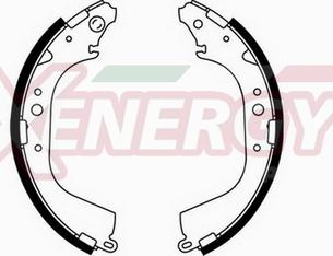 AP XENERGY X50226 - Brake Shoe Set www.autospares.lv