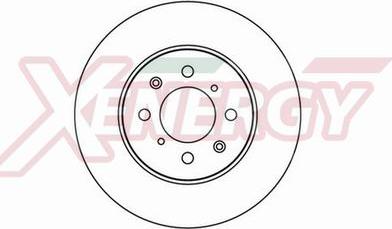 AP XENERGY X601082 - Brake Disc www.autospares.lv