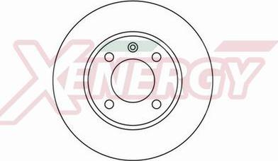 AP XENERGY X601039 - Тормозной диск www.autospares.lv