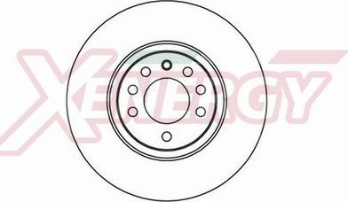 AP XENERGY X602113 - Тормозной диск www.autospares.lv