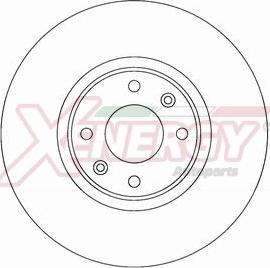 AP XENERGY X602307 - Тормозной диск www.autospares.lv