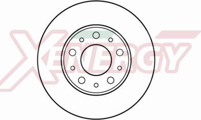 AP XENERGY X602278 - Brake Disc www.autospares.lv