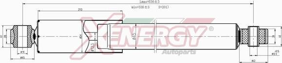 AP XENERGY X094444 - Амортизатор www.autospares.lv