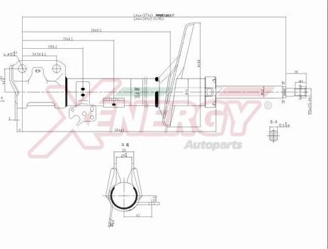 AP XENERGY X041335 - Amortizators autospares.lv