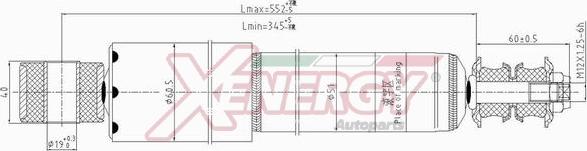 AP XENERGY X005345 - Amortizators autospares.lv