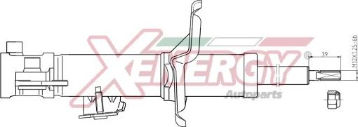 AP XENERGY X014331 - Shock Absorber www.autospares.lv