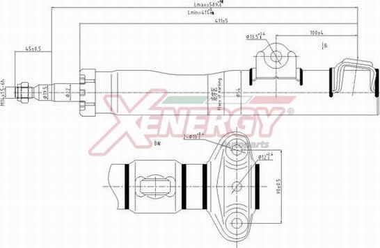 AP XENERGY X017334 - Amortizators autospares.lv