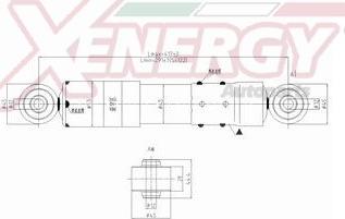 AP XENERGY X024349 - Амортизатор www.autospares.lv